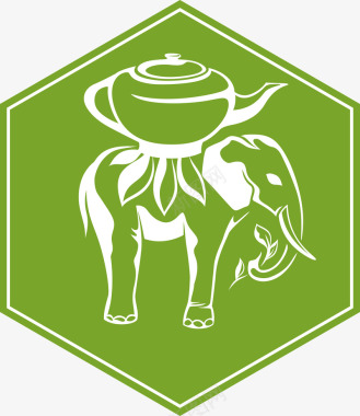 线性装饰logo茶叶中国风茶叶矢量图图标图标