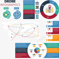 无人机分析无人飞机分析图表矢量图高清图片
