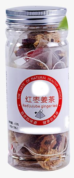 红枣姜丝泡茶素材