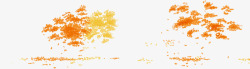 黄色秋季枫叶装饰素材