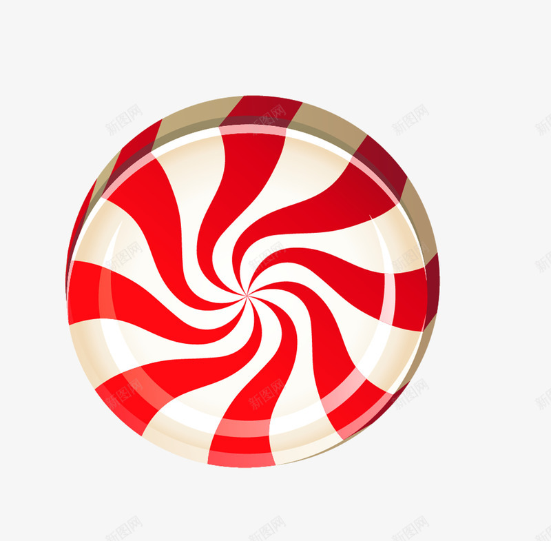 红色条纹糖果png免抠素材_88icon https://88icon.com 圆形倘或 条纹糖果 糖果 红色糖果