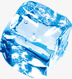 蓝色透明冰块夏季海报png免抠素材_88icon https://88icon.com 冰块 夏季 海报 素材 蓝色 设计 透明