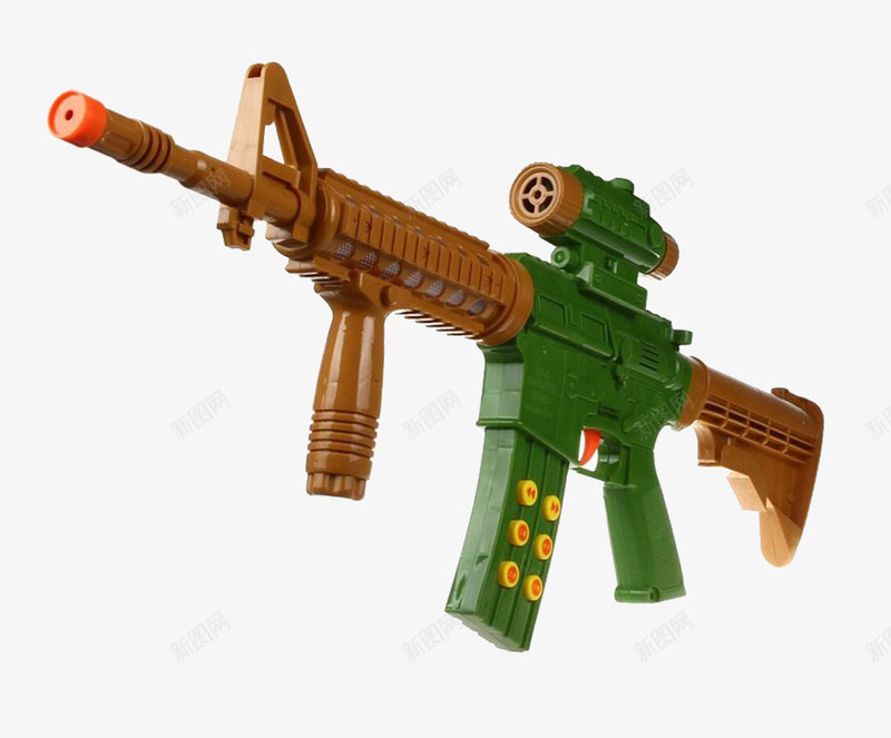 塑料玩具枪png免抠素材_88icon https://88icon.com 塑料 扫描枪 枪 玩具 绿色