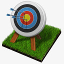射箭二甲苯夏季奥运会图标图标