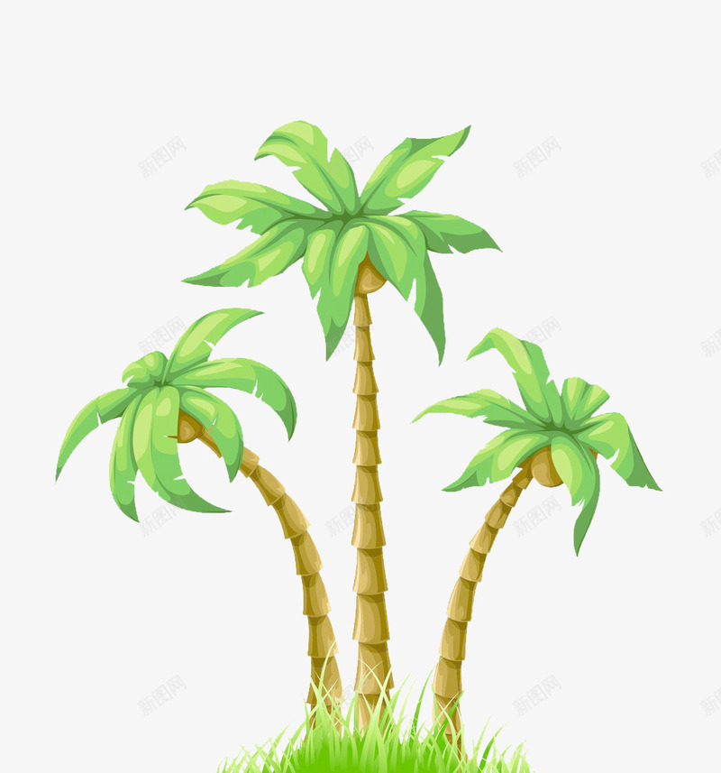 棕榈树夏季插图png免抠素材_88icon https://88icon.com png图片素材 免费png素材 卡通棕树 手绘棕树 棕树 热带植物