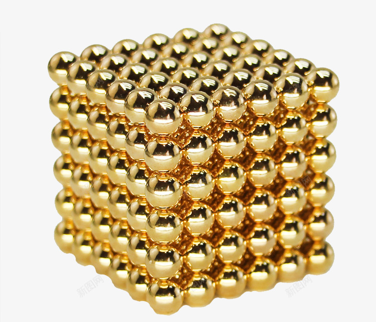 金色磁力球磁石png免抠素材_88icon https://88icon.com 球形磁石 磁力球玩具 磁石 金色磁石