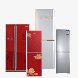 冰箱电器组合素材