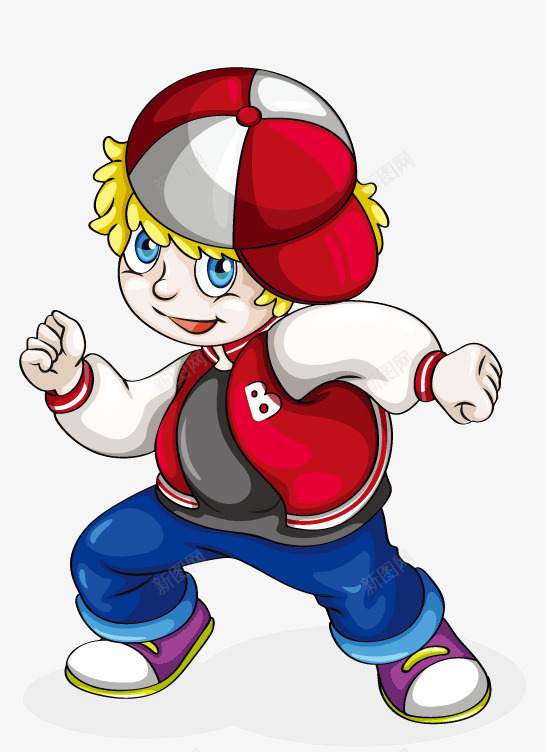 卡通炫酷跳舞男孩png免抠素材_88icon https://88icon.com DJ 卡通 卡通人物 炫酷 男孩 街舞 跳舞