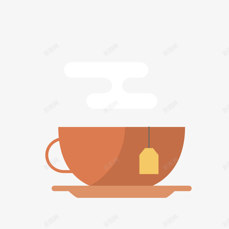 茶包茶水手绘图案png免抠素材_88icon https://88icon.com 手绘图 杯子 橘色茶杯 茶具 茶包 茶叶 茶杯