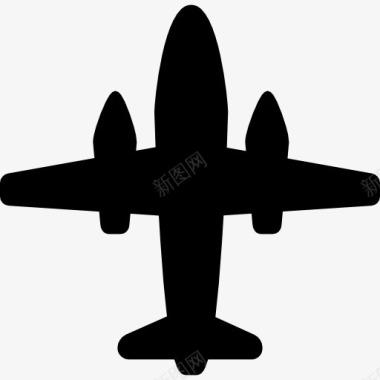 飞机两大引擎图标图标