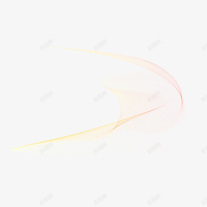 红色扭曲空间曲线png免抠素材_88icon https://88icon.com 扭曲 曲线 空间 红色