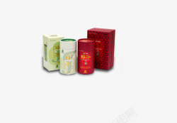 各类包装茶叶罐子素材