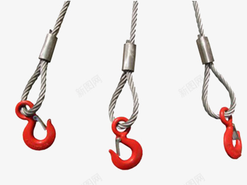 红色钩子钢丝绳png免抠素材_88icon https://88icon.com 拉力 牢固 红色 绳子 绳索 金属 金属材料 钢丝 钢丝绳