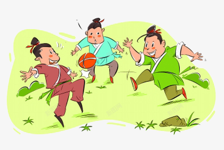 古代人也爱玩的游戏蹴鞠png免抠素材_88icon https://88icon.com 也爱玩 古代人 游戏 蹴鞠