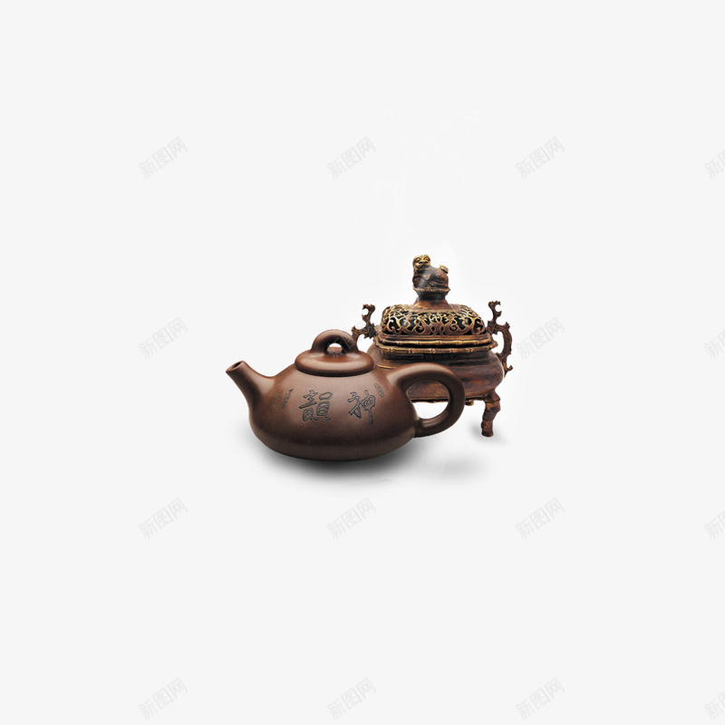 古代香炉茶壶png免抠素材_88icon https://88icon.com PNG 传统工艺品 古代 茶壶 香炉