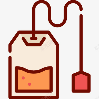 烧鸭食品茶袋图标图标