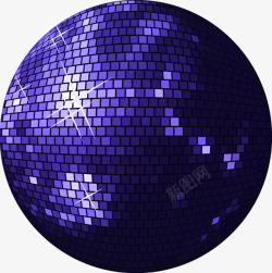 紫色炫酷地球海报素材
