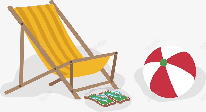 沙滩派对png免抠素材_88icon https://88icon.com 剪影 夏天 夏季 夏日 派对 躺椅