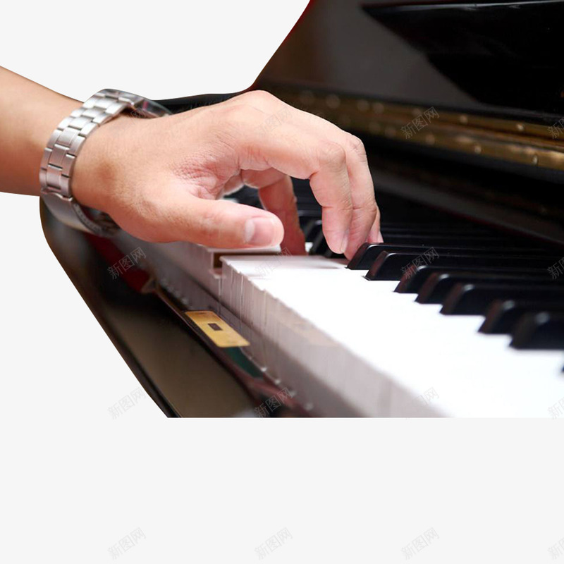 弹钢琴的男人的手png免抠素材_88icon https://88icon.com 弹奏 弹钢琴 弹钢琴的手 手 手势 手指 手表 琴键 男人 钢琴