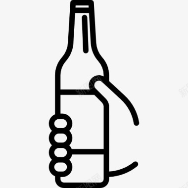 啤酒一瓶图标图标