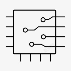 芯片连接技术技术组合素材