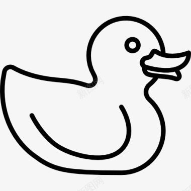 鸭鸭玩具图标图标