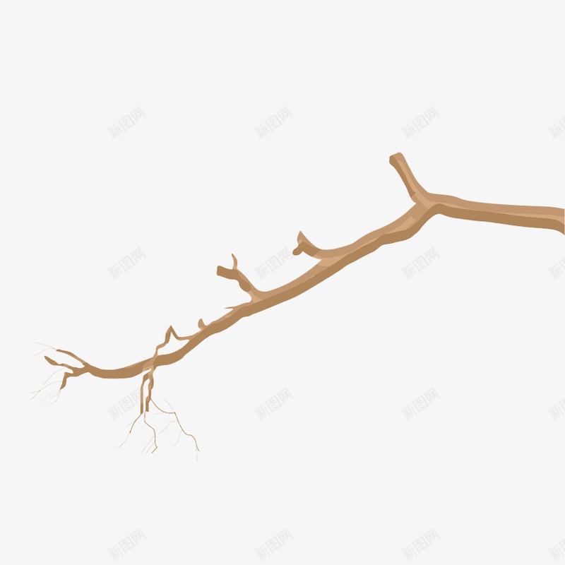 现代简约黄色树枝png免抠素材_88icon https://88icon.com 时尚 树支 树枝 环保 美观