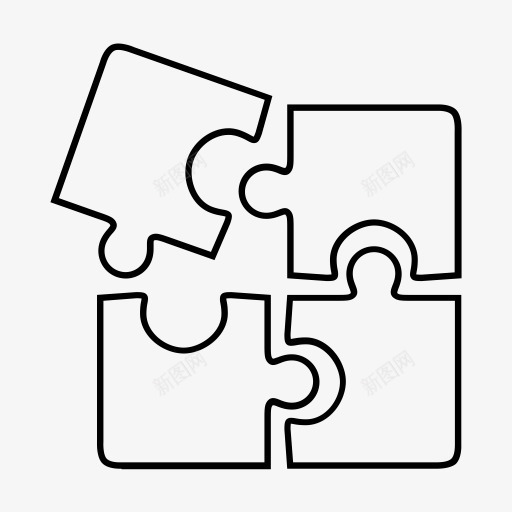 加入拼图技术组合png免抠素材_88icon https://88icon.com Join puzzle 加入 拼图