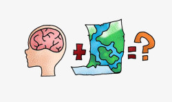 一张地图大脑和一张地图高清图片