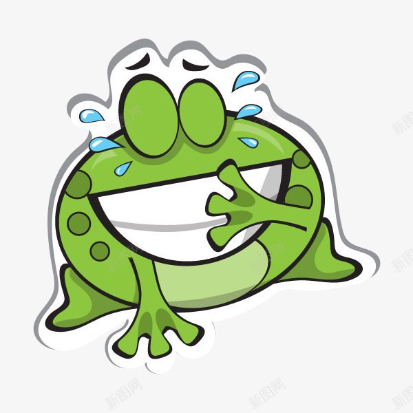 大笑的可爱青蛙简图png免抠素材_88icon https://88icon.com 动物 夏季 大眼睛 大笑的 河塘 蹦蹦跳跳 青蛙