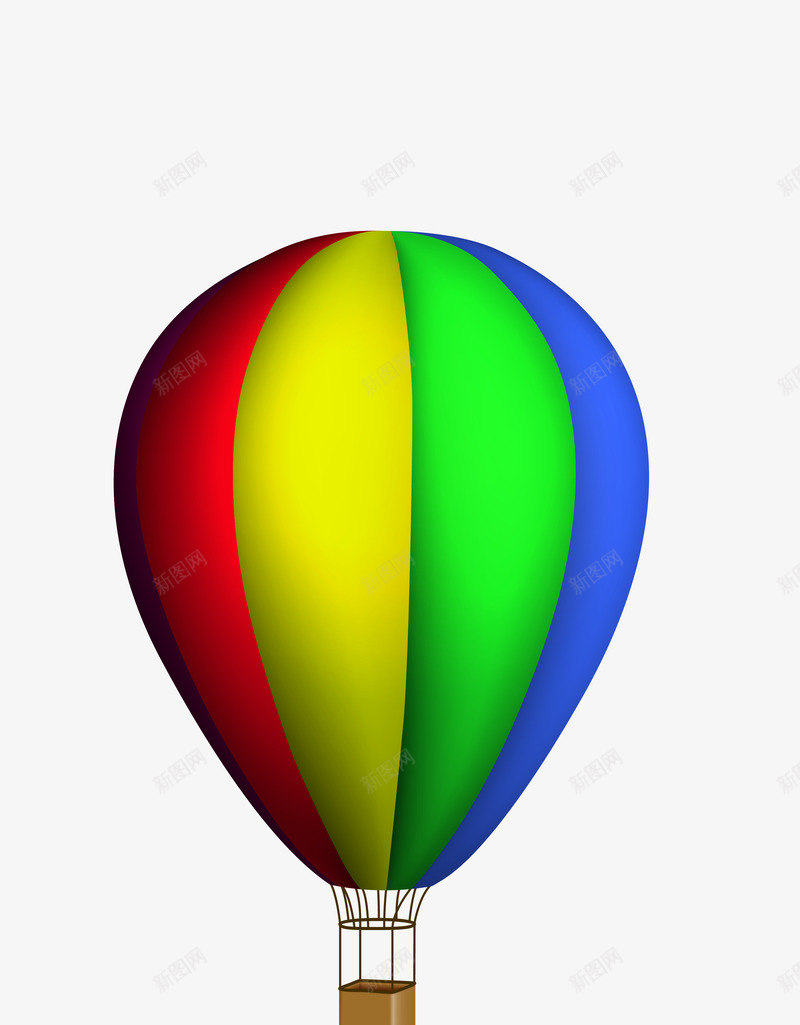 红黄绿蓝组合热气球png免抠素材_88icon https://88icon.com 气球 热气球 矢量热气球 红黄绿蓝组合
