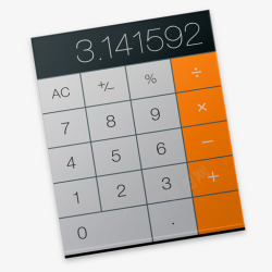 计算器IOS系统图标计算器苹果系统图标高清图片