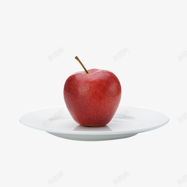 盘子里一个红苹果png免抠素材_88icon https://88icon.com 白色盘子 盘子 盘子素材 红苹果 苹果 苹果素材