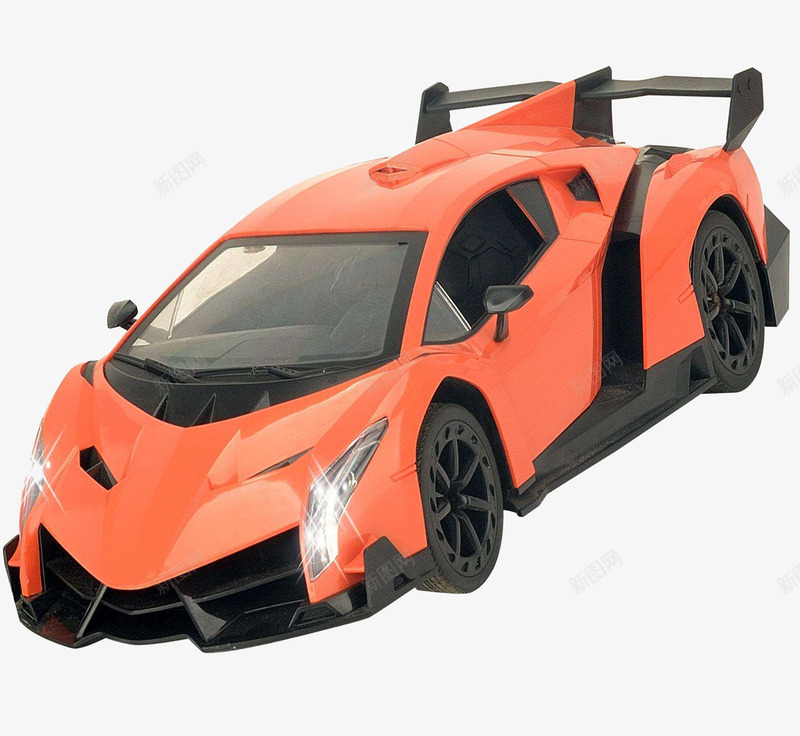 红色儿童遥控玩具车png免抠素材_88icon https://88icon.com 儿童玩具 玩具小汽车 玩具跑车 红色 遥控信号 遥控玩具