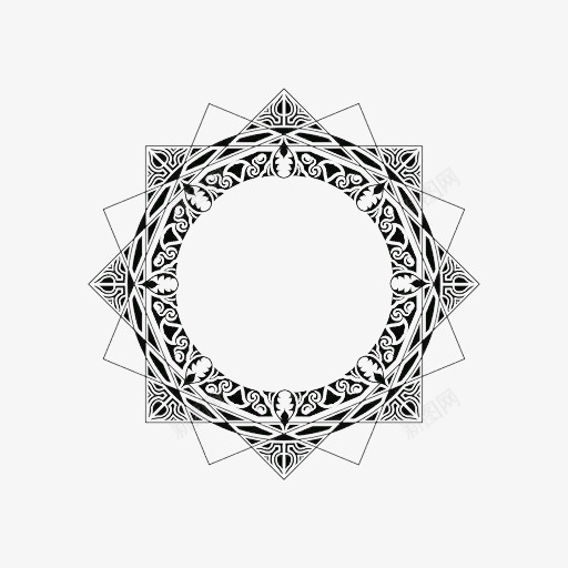 三角形魔法阵png免抠素材_88icon https://88icon.com 华丽 素材 酷炫 黑色