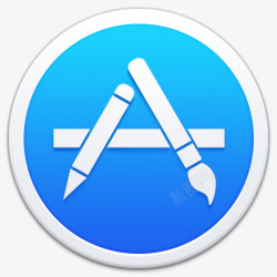 appstore苹果应用商店边境图标高清图片