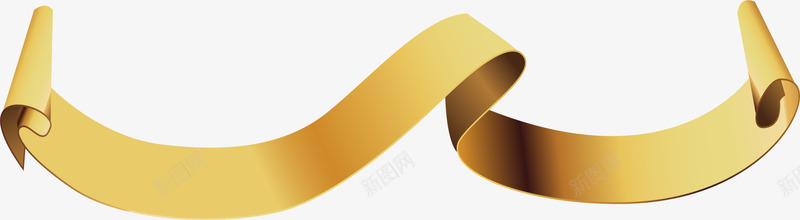 弯曲黄色条幅png免抠素材_88icon https://88icon.com 小清新条幅 弯曲条幅 水彩 黄色丝带 黄色光晕 黄色条幅
