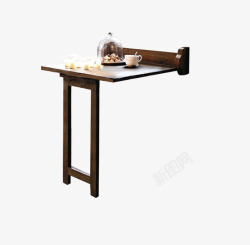 实木桌正方形小桌子素材