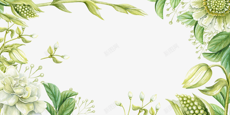 2018年春季上新小清新边框png免抠素材_88icon https://88icon.com 2018年网店促销 小清新边框 店铺上新 新品上市 新年春装上市 春季上新 春季新款 艺术字设计