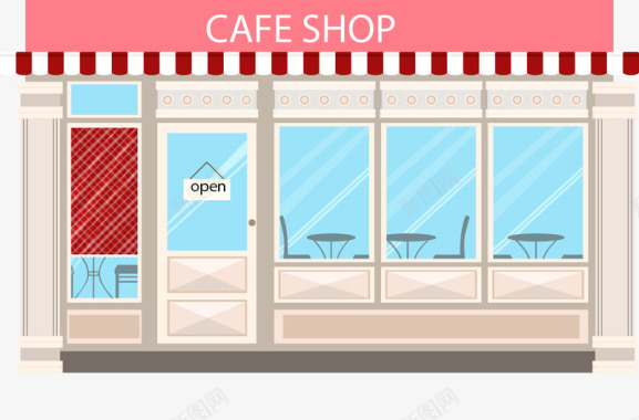 shopcafe商店图标矢量图图标