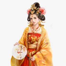 古代美女高贵素材