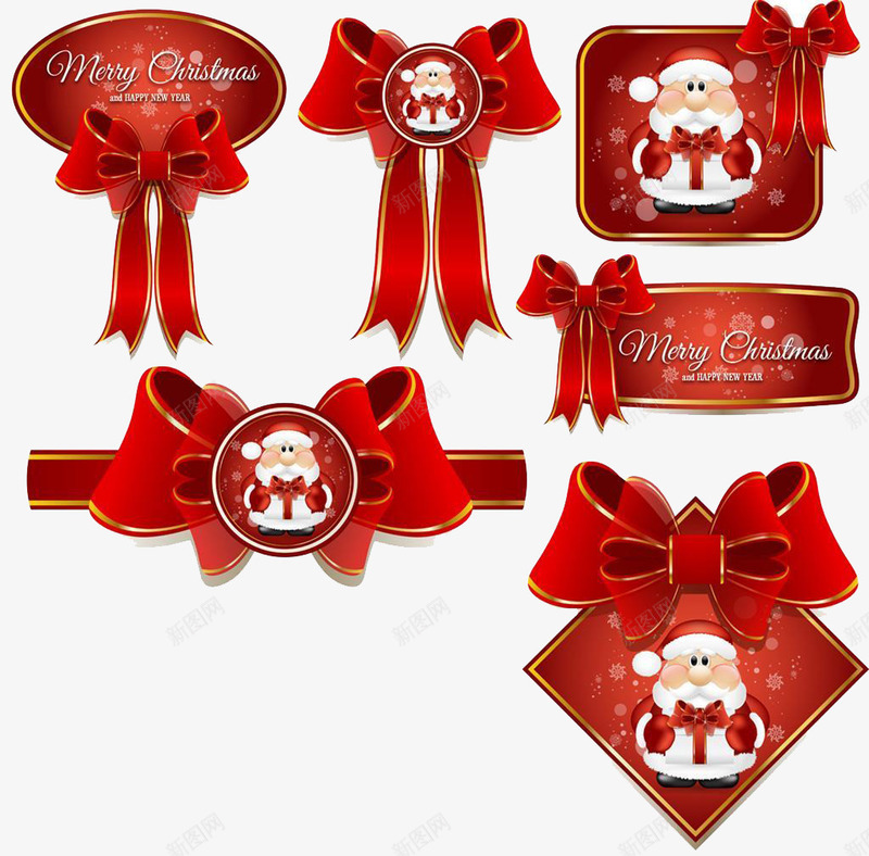 蝴蝶结丝带圣诞节png免抠素材_88icon https://88icon.com 丝带 圣诞节 红色圣诞节 蝴蝶结
