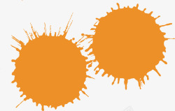 喷溅的墨水素材