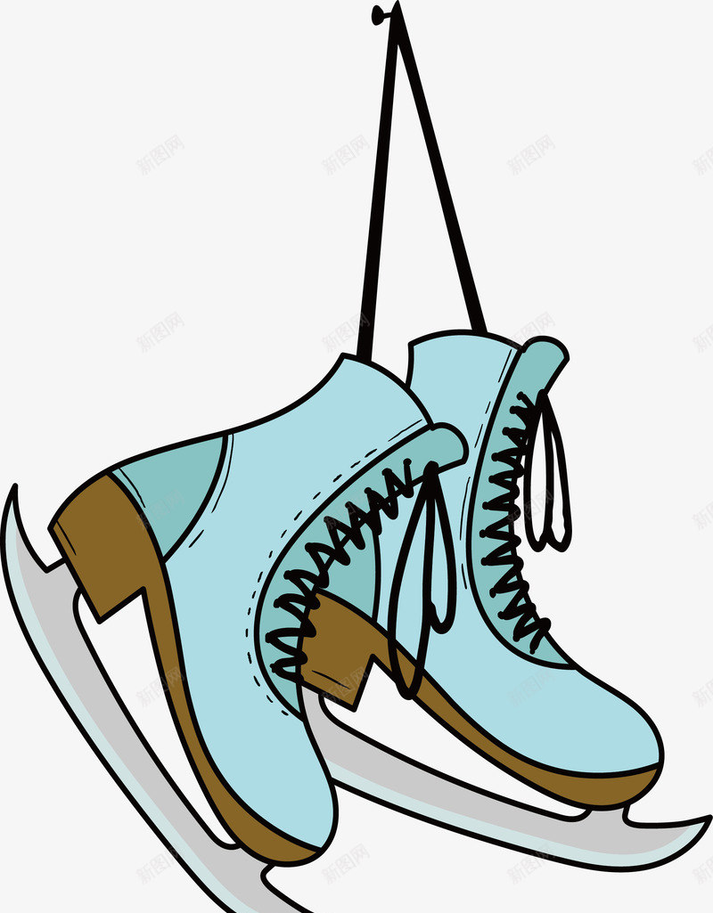 绿色卡通冬季滑冰鞋矢量图ai免抠素材_88icon https://88icon.com 冰鞋 卡通滑冰鞋 滑冰 滑冰鞋 矢量png 绿色冰鞋 矢量图