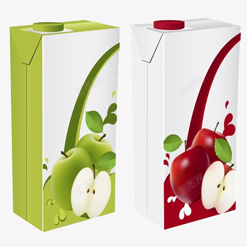 果汁瓶png免抠素材_88icon https://88icon.com 水果汁 盒子设计 苹果汁 苹果醋 饮料盒设计