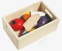 木质玩具箱素材