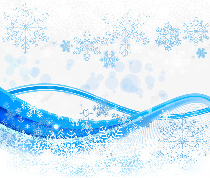 冬季美丽蓝色雪花png免抠素材_88icon https://88icon.com 下雪 冬季雪花 密集雪花 美丽雪花 蓝色雪花 飘雪