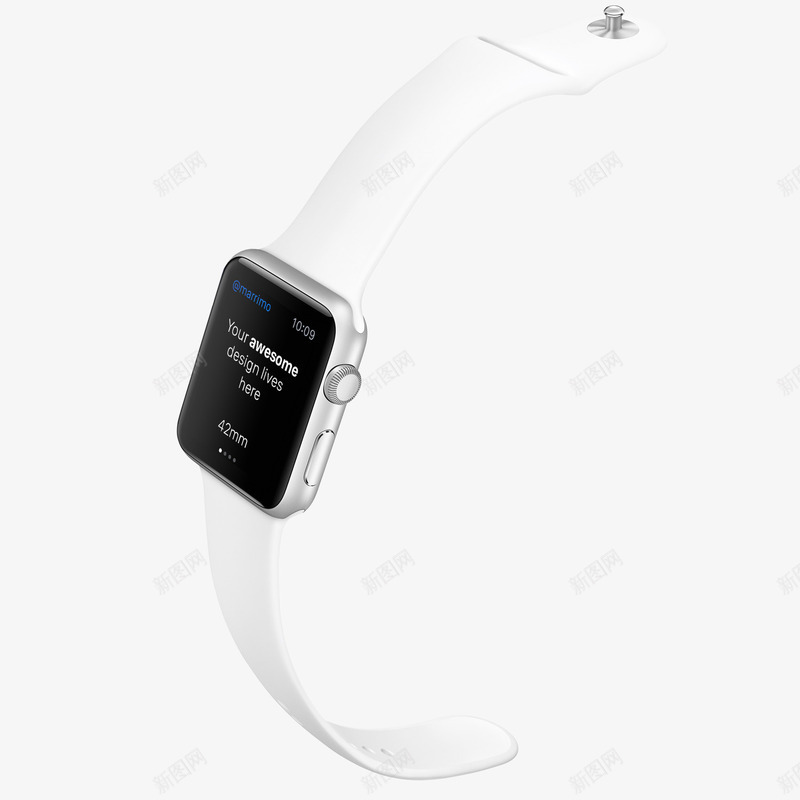 白色手表png免抠素材_88icon https://88icon.com applewatch 手表 数码产品 白色 苹果手表