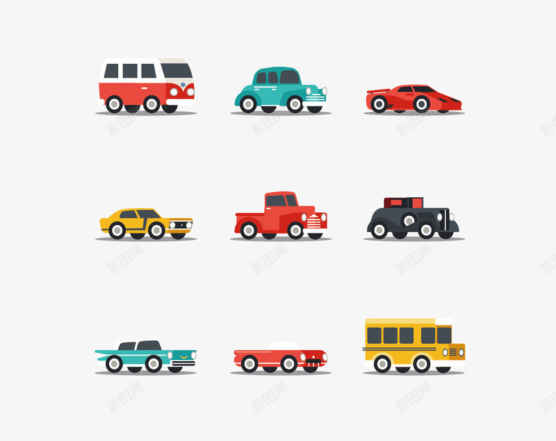 玩具车png免抠素材_88icon https://88icon.com 汽车 玩具车 矢量汽车 红色