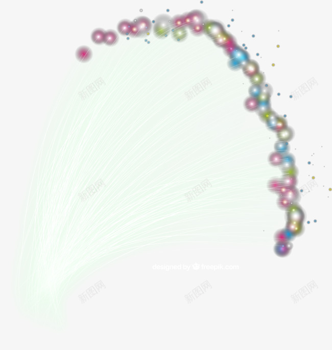 炫酷梦幻光束png免抠素材_88icon https://88icon.com 光晕 光束 彩色 梦幻 炫酷